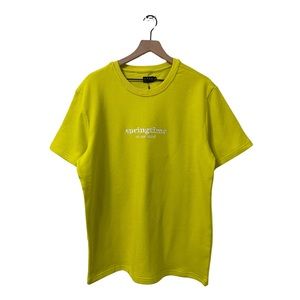 Qilo Lime Green Yellow Tone Springtime On My Mind Shirt Size Large